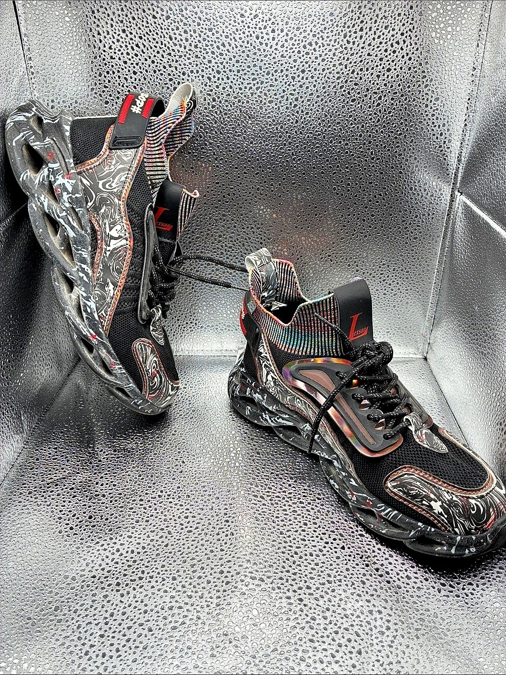 SOPH. Abstract Print Sneakers